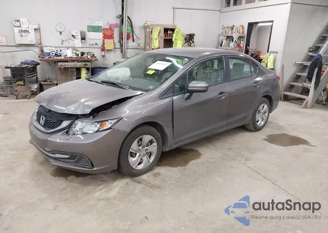 2014 Honda Civic Lx из США, поврежденный, VIN 19XFB2F54EE243876